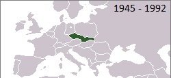 Карта Чехословакии