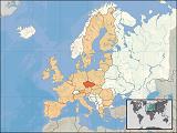 Карта Чехии